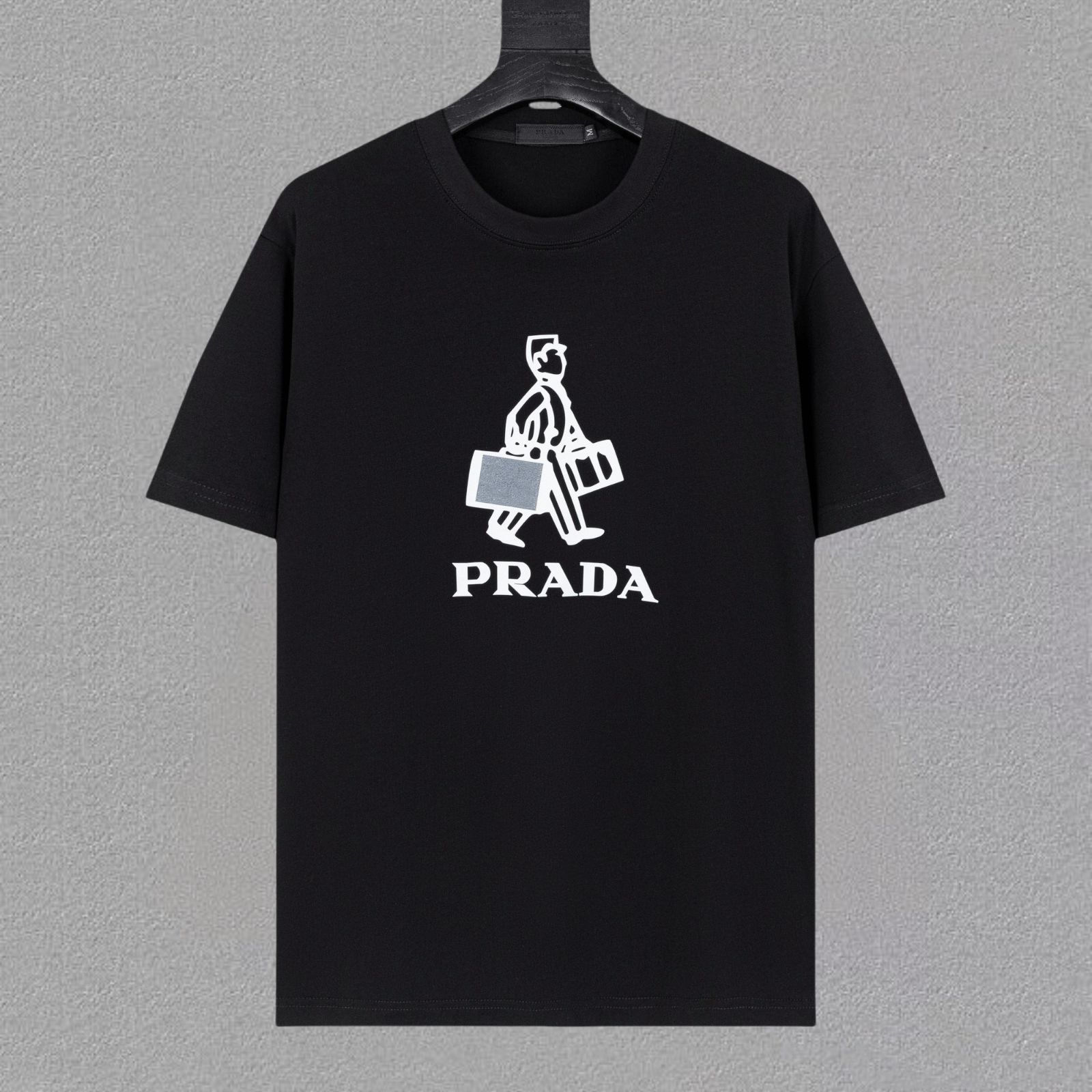 【今日特価】Prada プラダ 25ss プレミアムプリント T シャツ