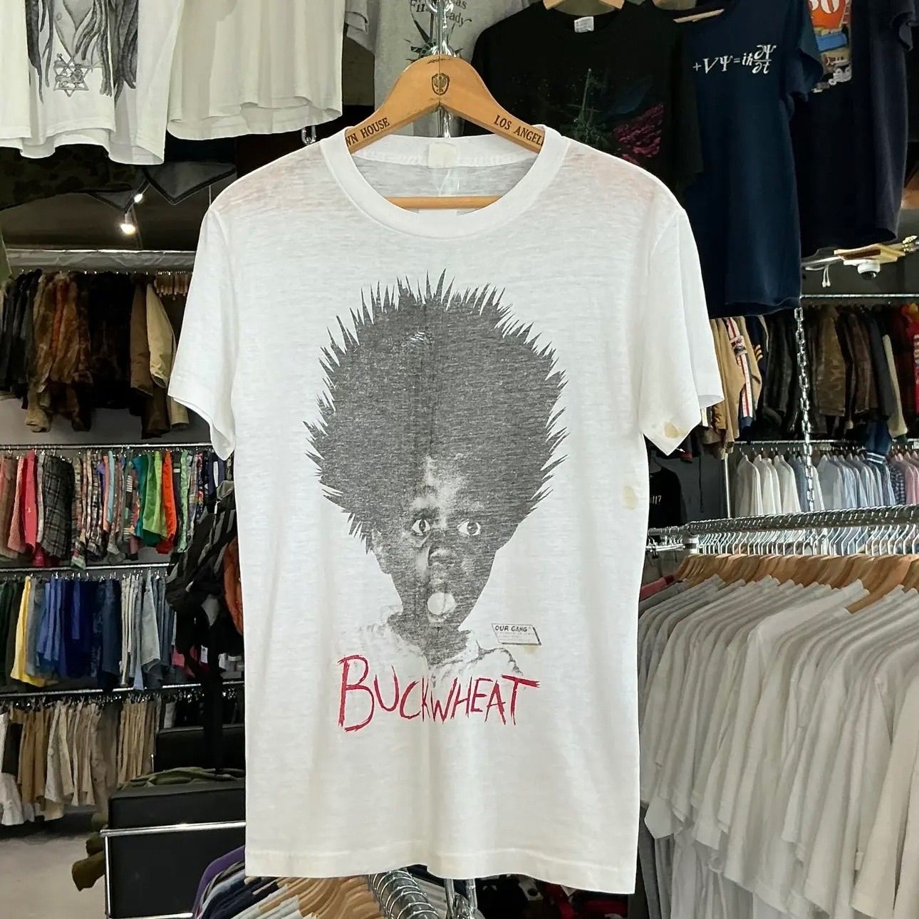 80s OUR GANG Buckweat アワーギャング ムービー Tシャツ