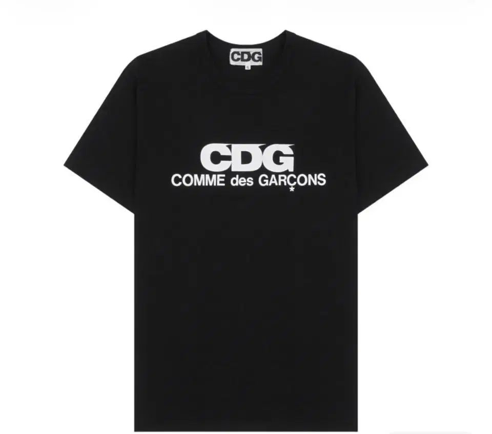 コム・デ・ギャルソン CDG ロゴ 半袖Tシャツ ブラック XL