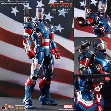 【中古】フィギュア アイアン・パトリオット 「アイアンマン3」 ムービー・マスターピース DIECAST 1/6 アクションフィギュア