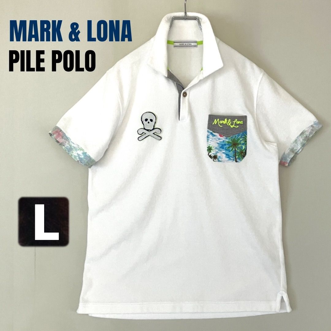 MARK & LONA/マークアンドロナ☆ミニパイルポロシャツ ☆ゴルフウェア