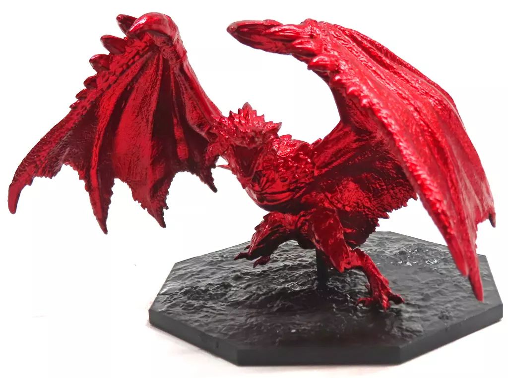 【中古】フィギュア 火竜 リオレウス 20周年記念 メタリックVer. 「モンスターハンター」 カプコンフィギュアビルダー キューブ 大狩猟展限定