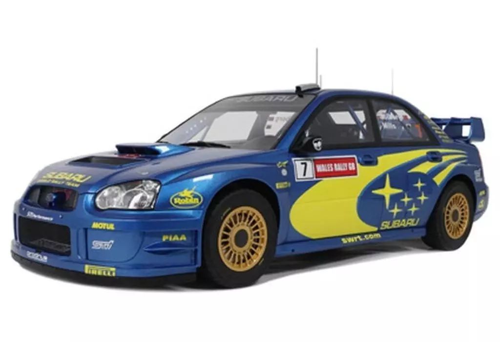 【新品】ミニカー 1/12 スバル インプレッサ (S9) WRC ウェールズラリー 2003 #7 [OTMG092]