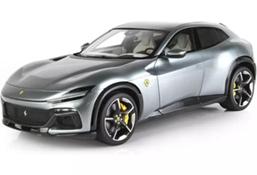 【新品】ミニカー 1/43 Ferrari Purosangue Diecast Full Open Panoramic Roof Grigio Titanio [HE43002A]