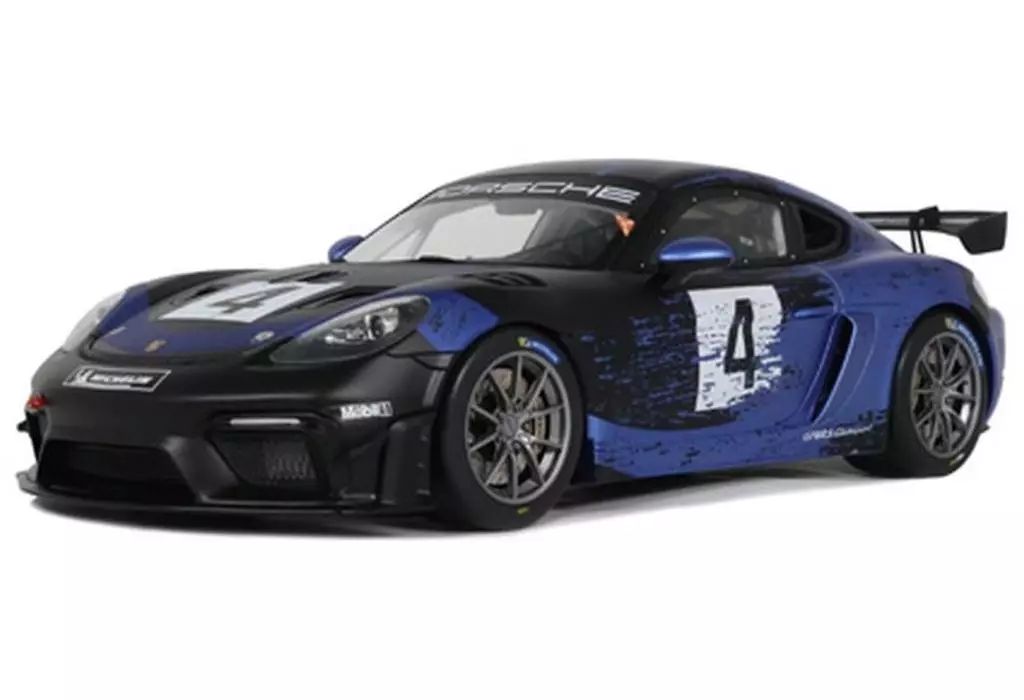 【新品】ミニカー 1/18 ポルシェ ケイマン 718 GT4 RS クラブスポーツ 2021 #4 [OTM469]