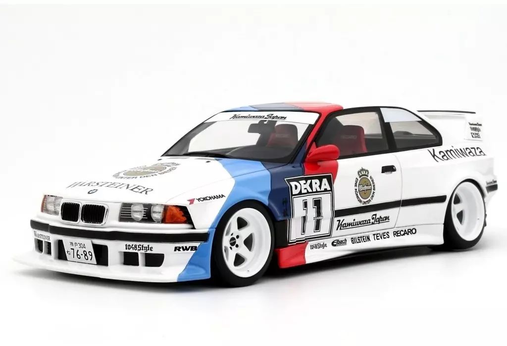 【新品】ミニカー 1/18 BMW E36 KHYZYL SALEEM 2024(ホワイト) [OTM1176]