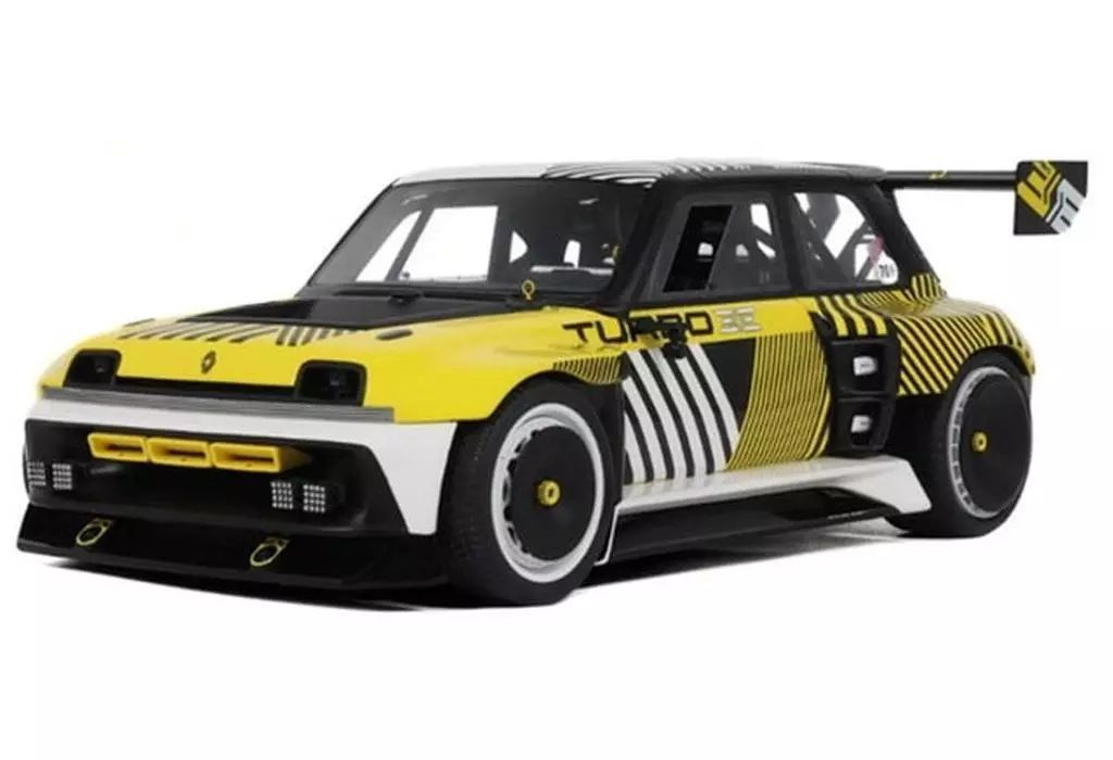 【新品】ミニカー 1/18 ルノー 5 ターボ 3E E-Tech RMCルック 2024(イエロー×ブラック×ホワイト) [OTM1171]