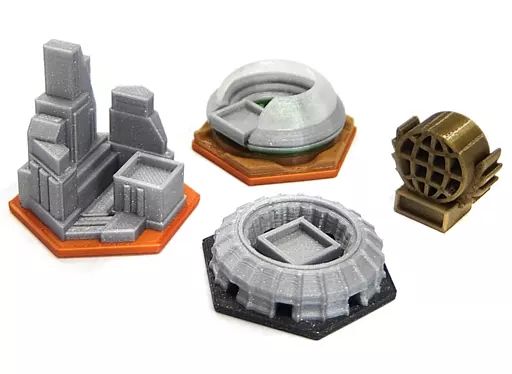 【中古】ボードゲーム テラフォーミング・マーズ上級拡張 動乱 3Dプリントアップグレードキット (Terraforming Mars Turmoil： 3D Printed Upgrade Kit)