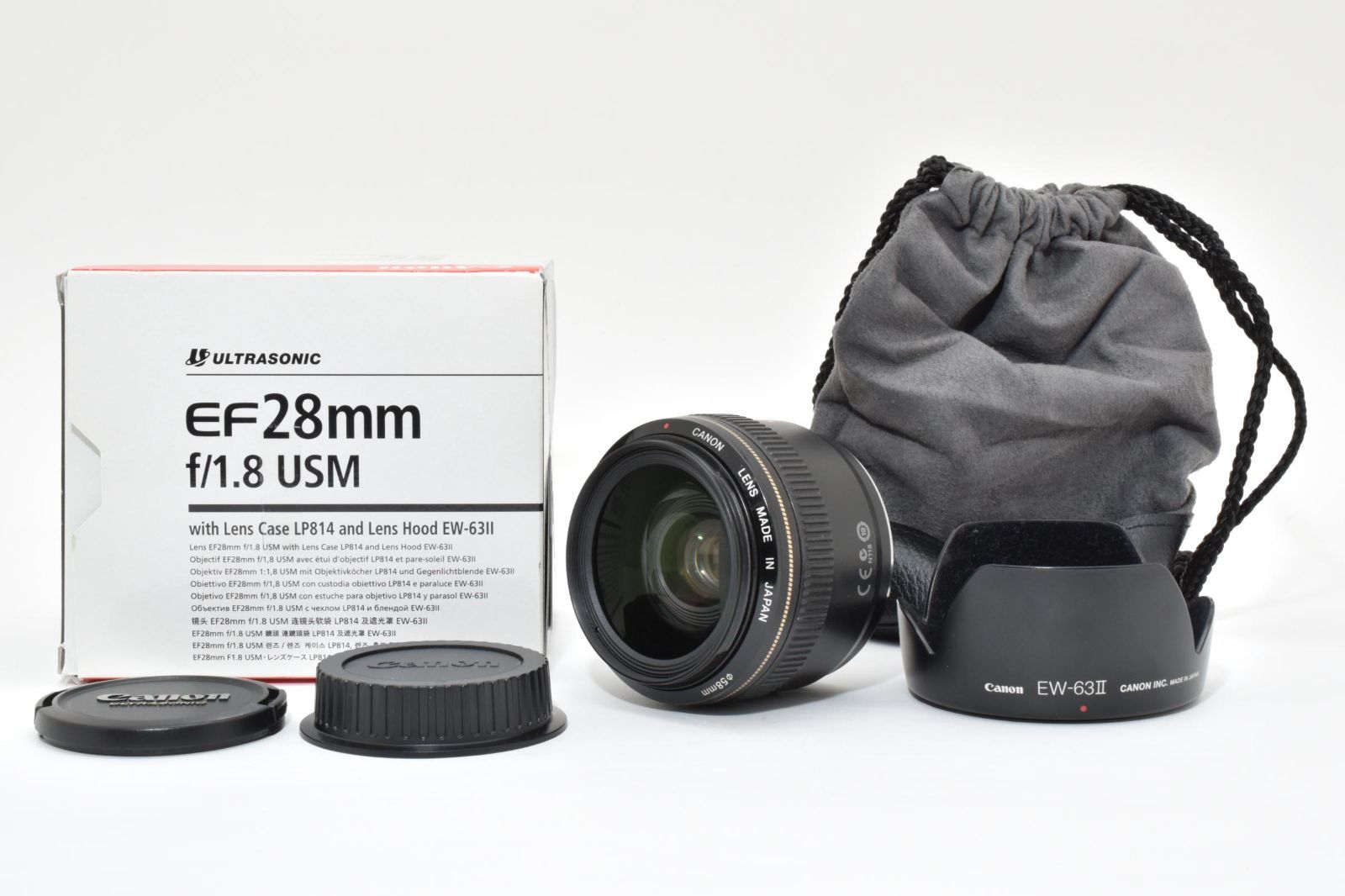 ★極上品★ CANON キャノン EF 28mm F1.8 USM 元箱付き #K323-5
