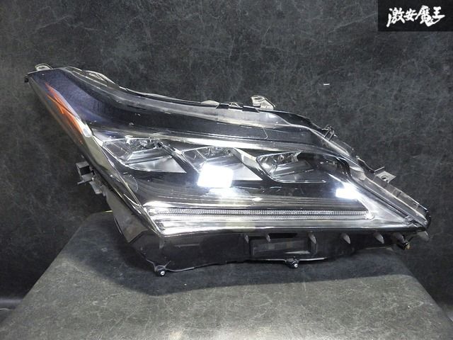 【保証付き！即発送】レクサス 純正 AGL20W AGL25W GYL20W RX 前期 LED 3眼 ヘッドライト ヘッドランプ 右 運転席 打刻:X5 KOITO 48-167