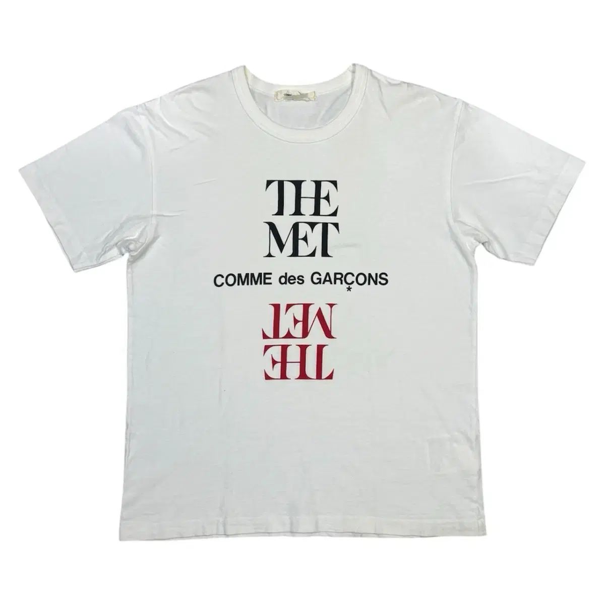 2017 コム・デ・ギャルソン x NEW YORK メトロポリタン美術館 コラボレーション 半袖 Tシャツ