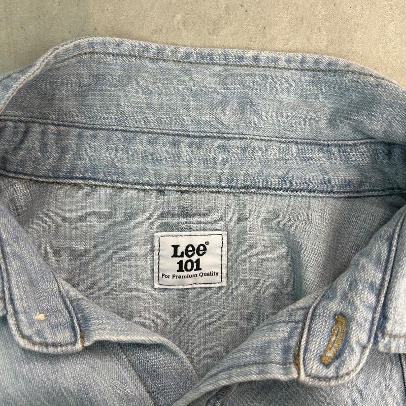 Lee リー Sサイズ 『別注』Lee101×Sonny Label SHIRTS デニムブルー