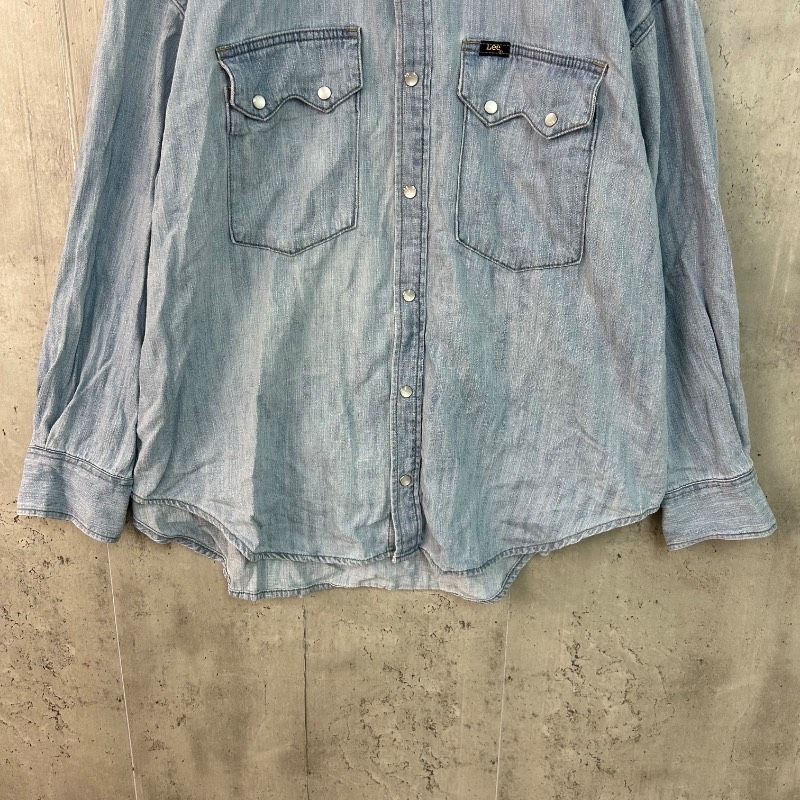 Lee リー Sサイズ 『別注』Lee101×Sonny Label SHIRTS デニムブルー