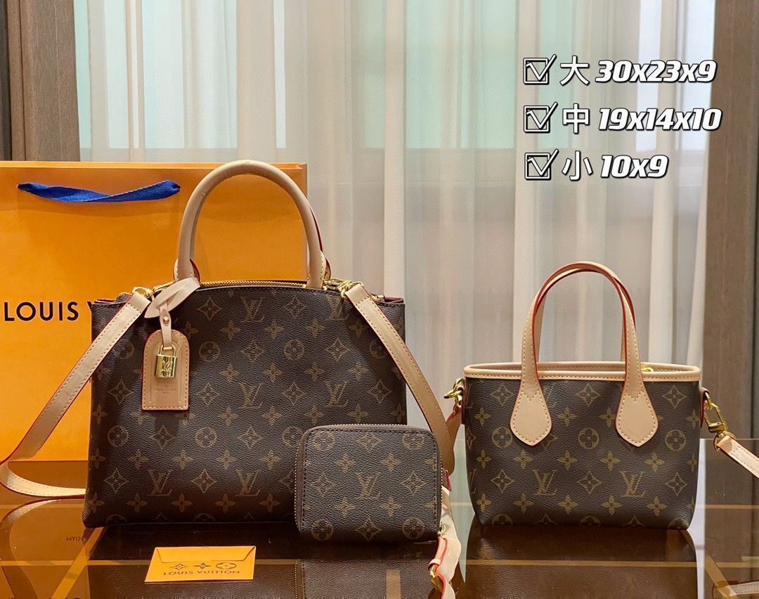 人気沸騰 LOUIS VUITTON ルイヴィトン ショルダーバッグ ハンドバッグ 財布 3点セット｜本日限定特価｜新品未使用--WTO輸入2