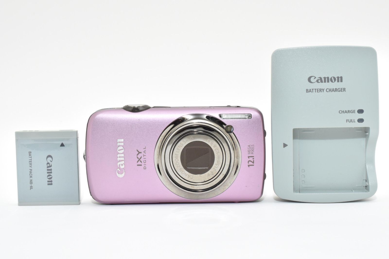 ★美品★ CANON キャノン IXY DIGITAL 930 IS ピンク コンパクトデジタルカメラ #K545-3