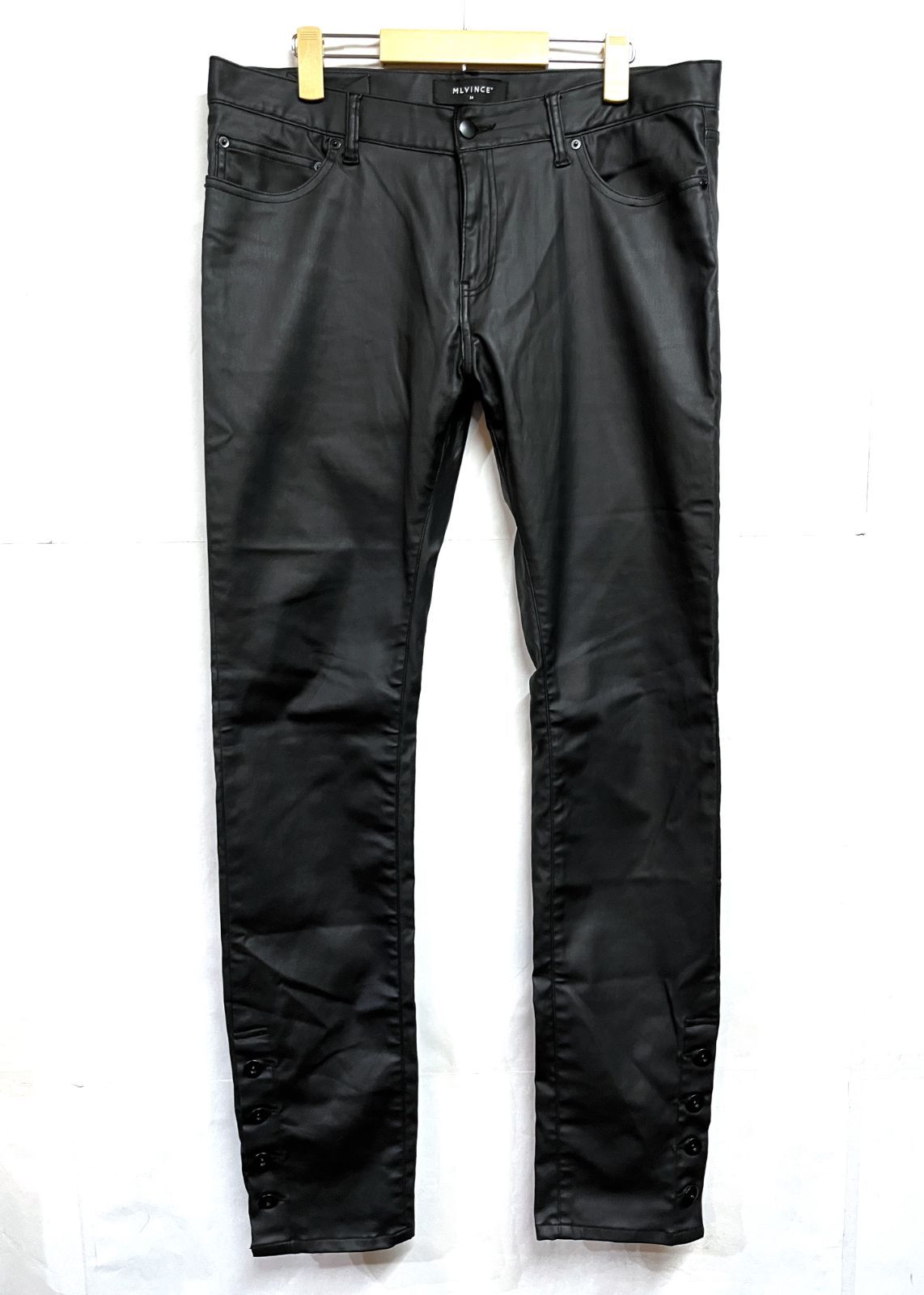 Mlvince 似 フェイクレザーパンツ MLVINCE｜メルヴィンス FAKE LEATHER SLIM PANTS フェイクレザー