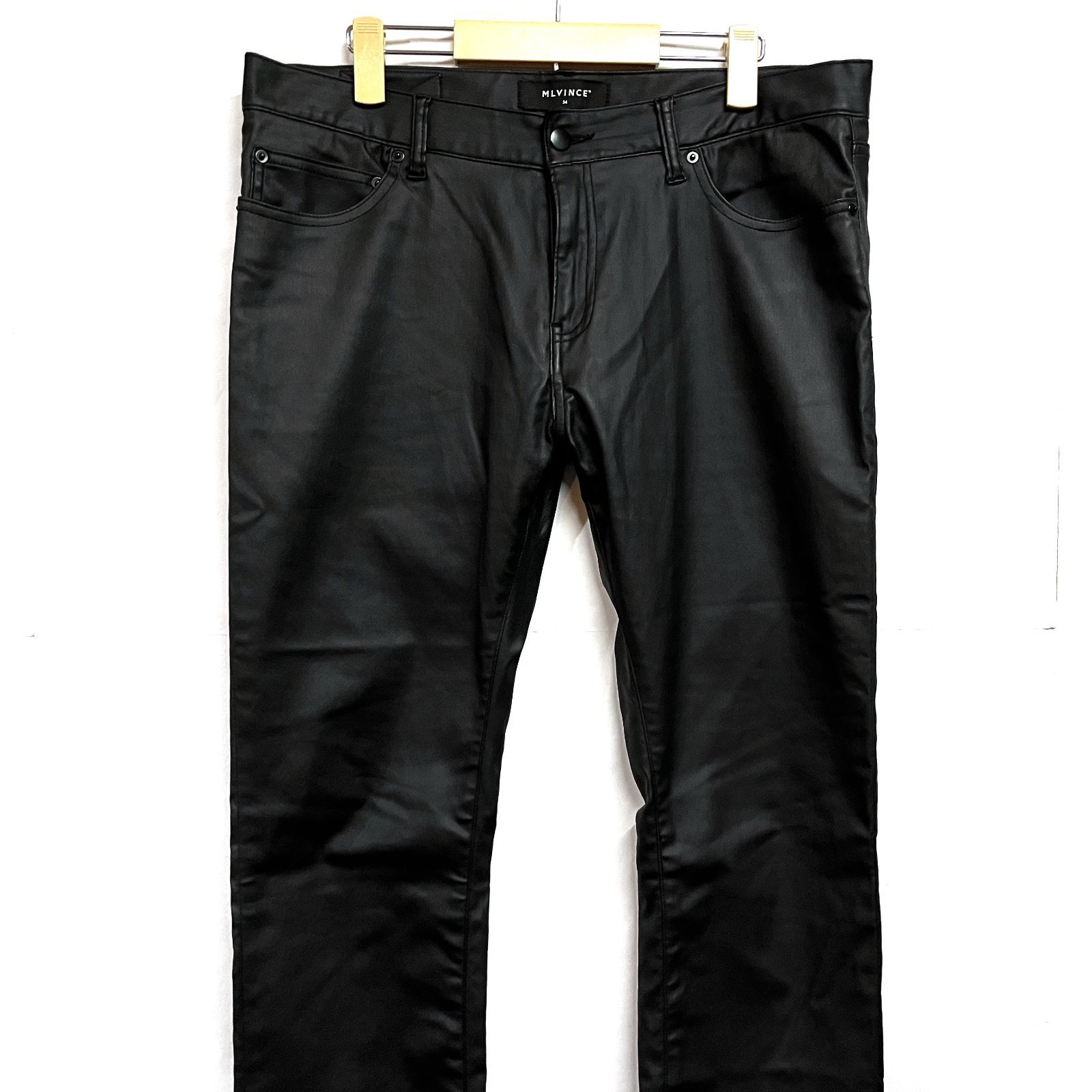 MLVINCE｜メルヴィンス FAKE LEATHER SLIM PANTS フェイクレザー