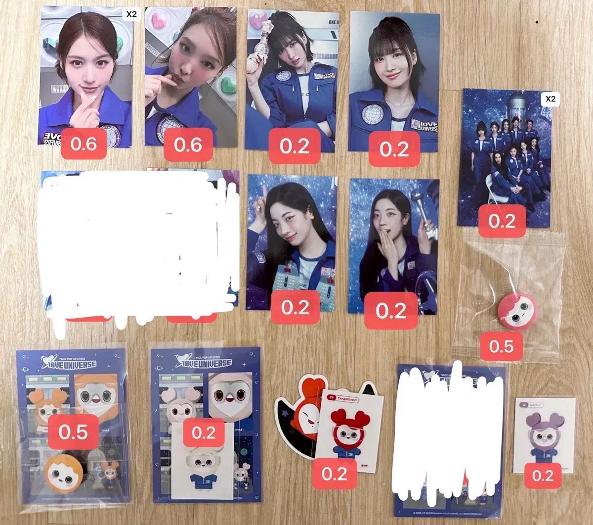 TWICE（トゥワイス）10周年 ポップアップ MD グッズ トレカ - メルカリ