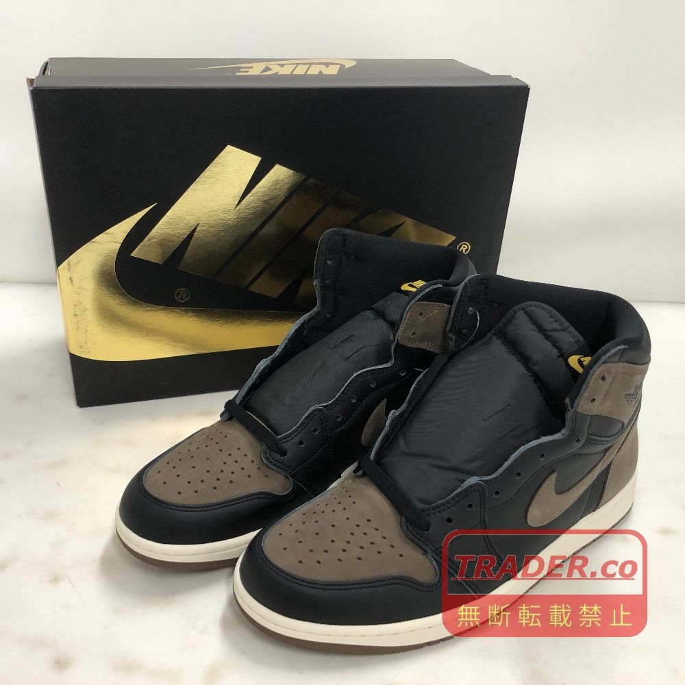 02w25651 ナイキ NIKE AIR JORDAN 1 RETRO HIGH OG ブラウン 29.0cm 中国製 メンズ 箱・タグあり スニーカー DZ5485-020 【中古品】