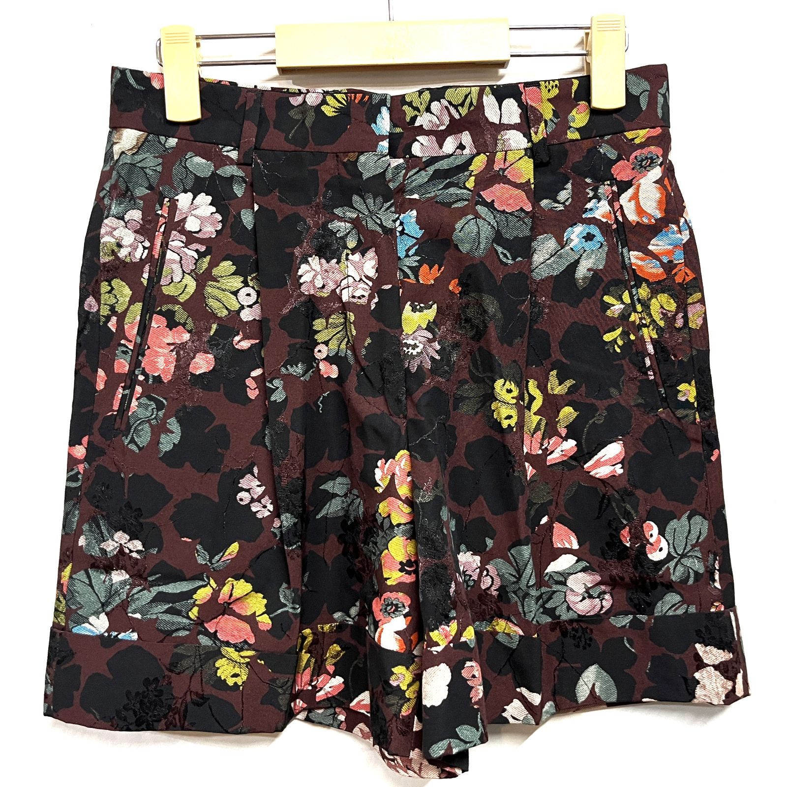 00s ヴィンテージ デッドストック DRIES VAN NOTEN｜ドリスヴァンノッテン フワラー タック ショートパンツ