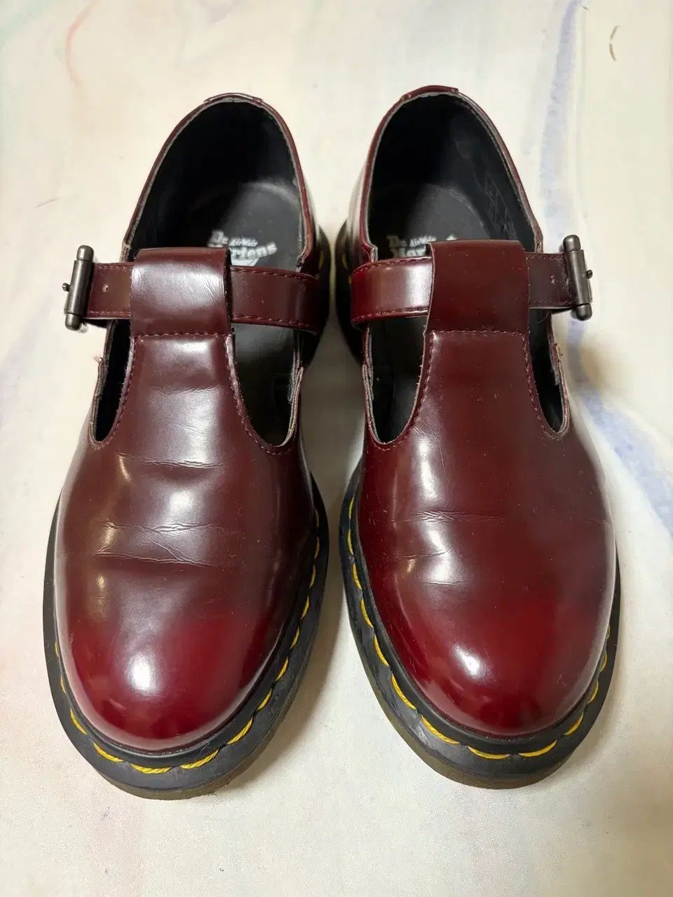 DR. MARTENS ドクターマーチン ポリ メリージェーン バーガンディ