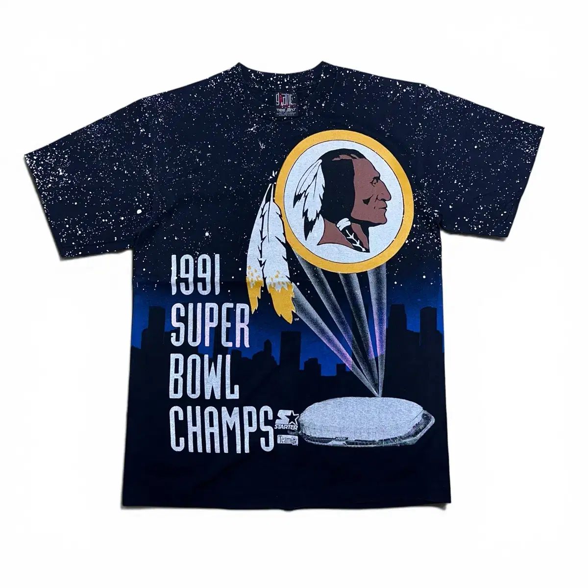 90s NFL レッドスキンズ aop Tシャツ