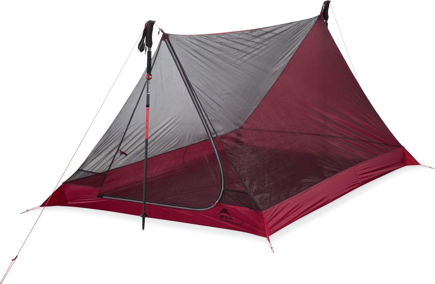 MSR スルーハイカー メッシュハウス 日本正規品 アウトドアシェルター 1人用 410g ultralight トレッキングポール使用【2人用】