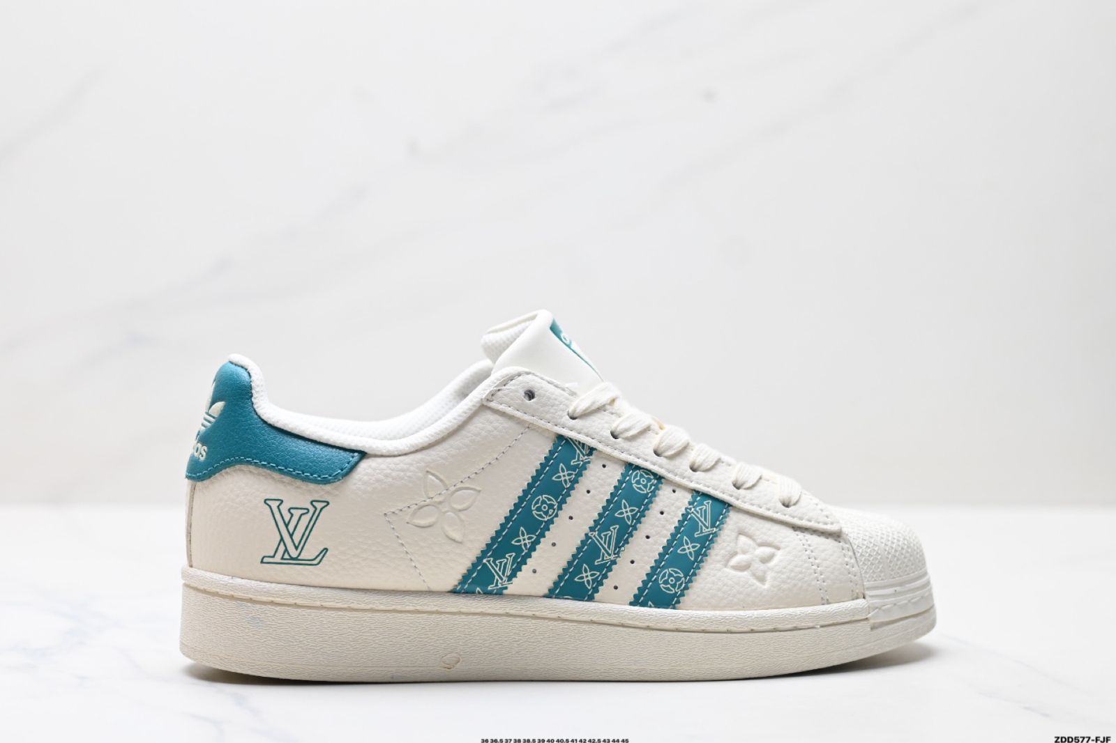 Adidas Originals Superstar アディダス クローバー シェルトゥーム ‘DIY’シリーズ ローカット クラシック ユニバーサル レジャー スニーカー-WTO輸入2