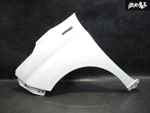 【取り付けOK！即発送】スズキ純正 MA27S MA37S ソリオ フロント フェンダー 左 左側 助手席 白 ホワイトパール系