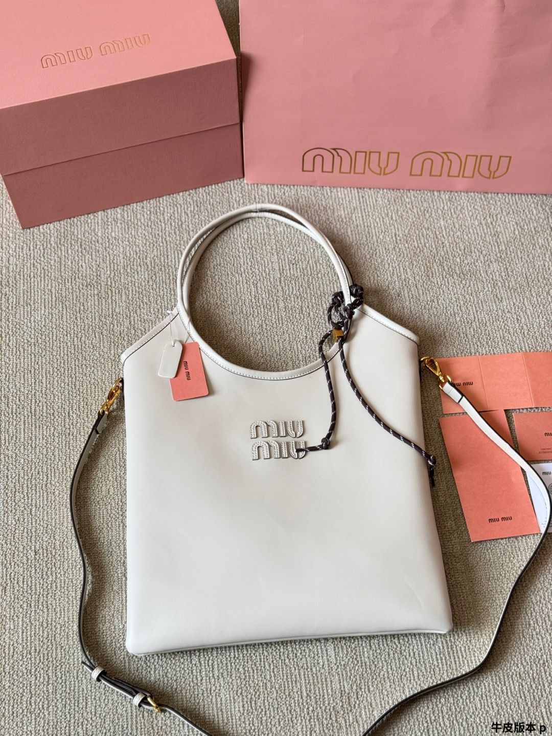 【今日特価】MIU MIU 2024 New Tote Bag ミュウミュウ トートバッグ-WTO輸入1