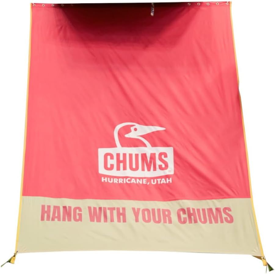 チャムス ブービーフェイス ポップアップテント サンシェード CHUMS CH62-2023-R003 レッド 2人用 キャンプ アウトドア 公園 ビーチ
