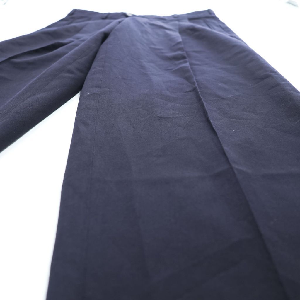 NINO CERRUTI 70年代 ヴィンテージ USA製 2タック ワイド スラックス