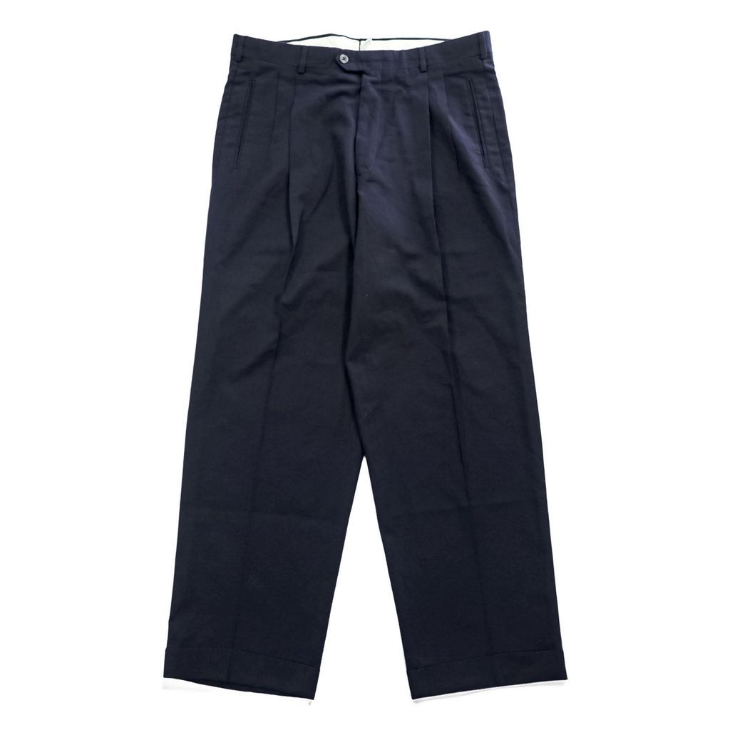70s 70年代　ドイツ製　2タック　スラックス　ユーロ　ビンテージ　ワイド NINO CERRUTI 70年代 ヴィンテージ USA製 2タック ワイド スラックス