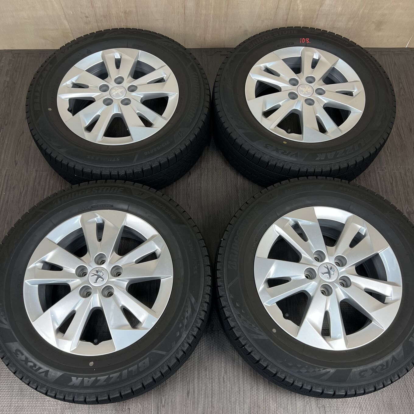 [ホイールのみ]純正 ホイール 16インチ PEUGEOT 5x108 #108D40426