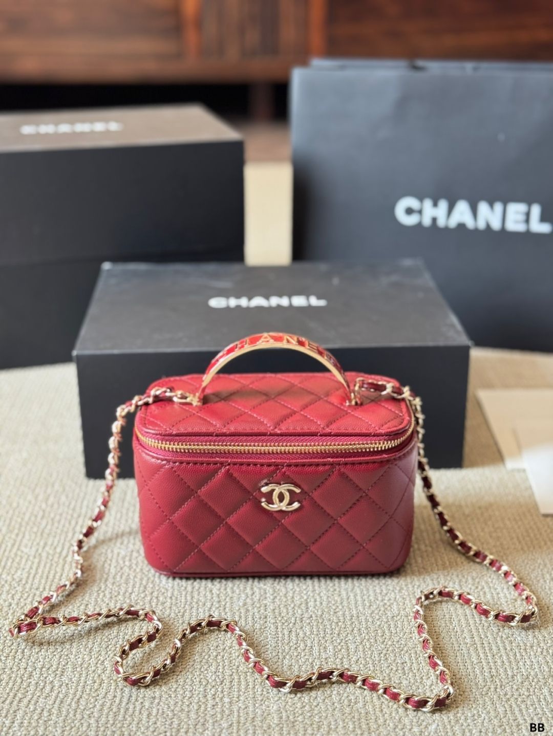 【今日特価】Vintage Chanel ボックスバッグ-WTO輸入1