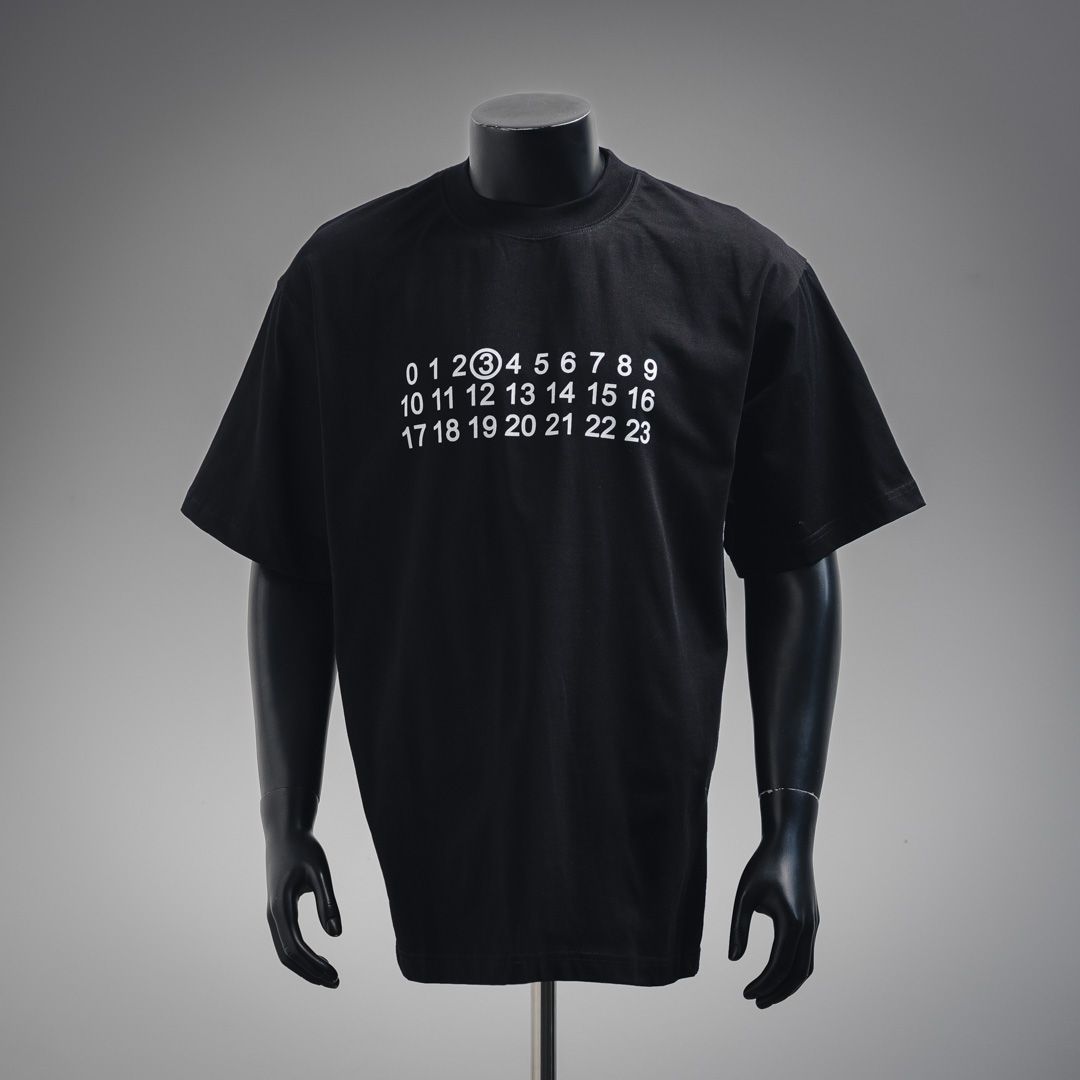 【今日特価】MaisonMargiela 25ss ナンバー 3 プリント T シャツ