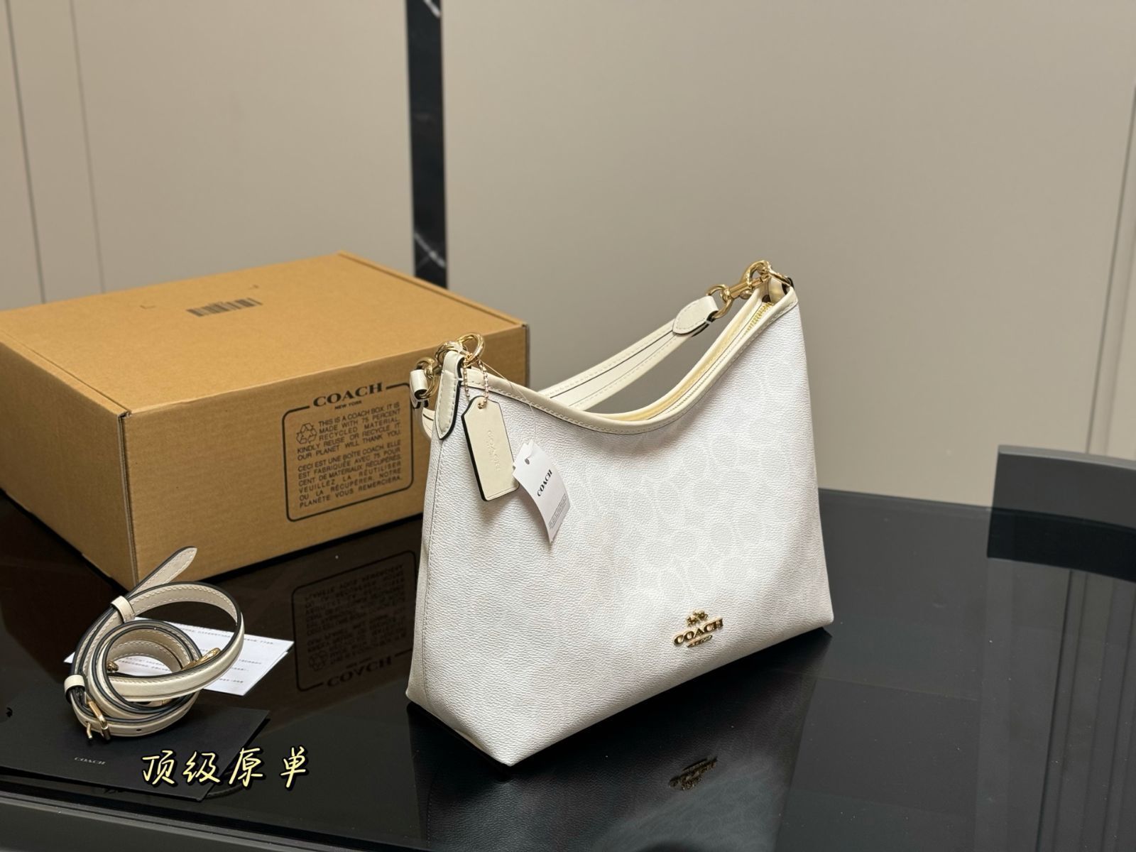 【今日特価】COACH クーチ ローレル ボアシン バッグ（31×23cm）-MM輸入