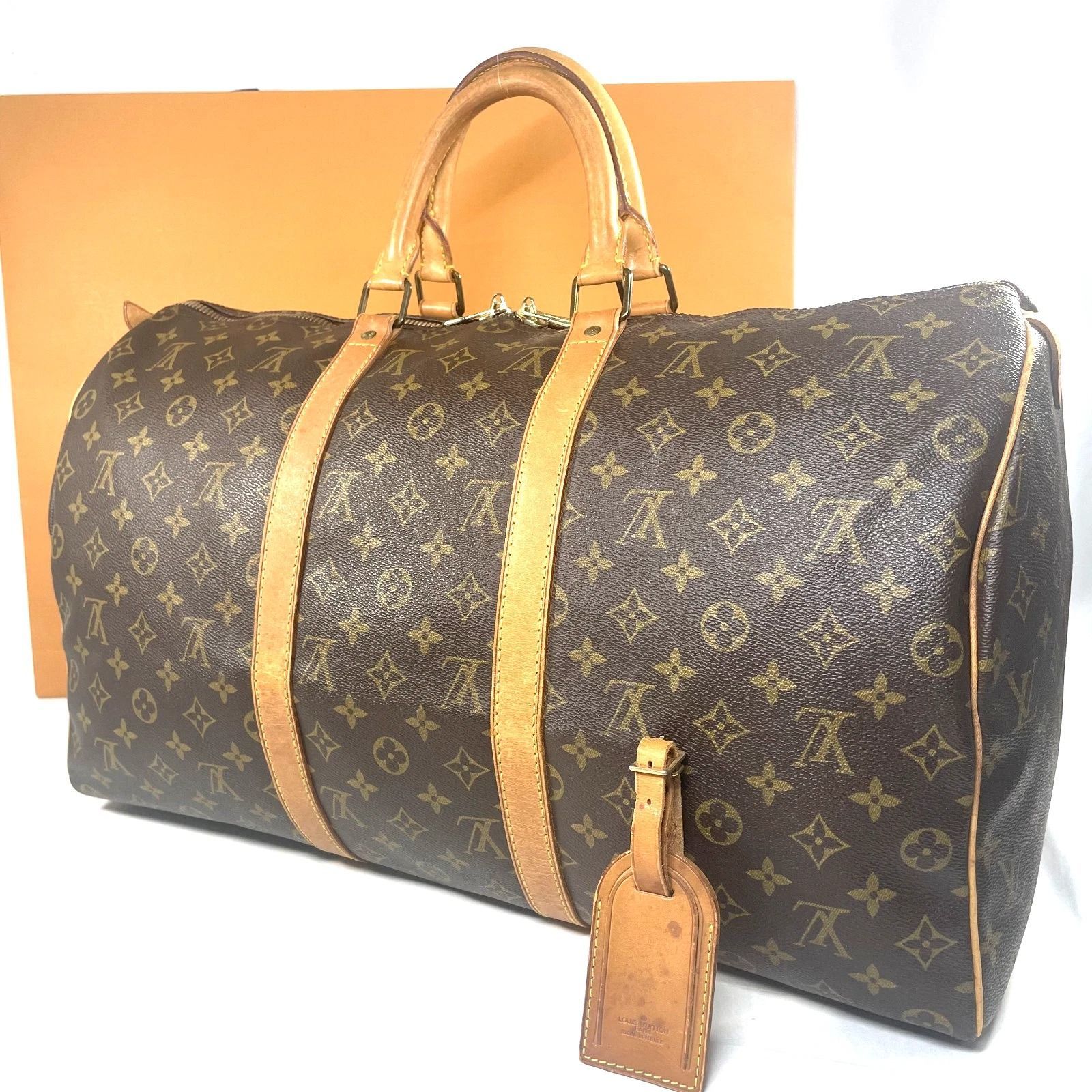 【本物】ルイ ヴィトン ボストンバッグ キーポル50 Keepall 50 モノグラム M41426 LOUIS VUITTON 旅行