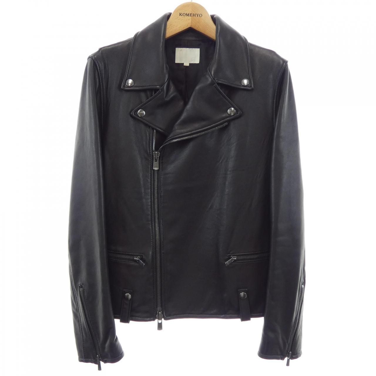アール R レザーライダースジャケット