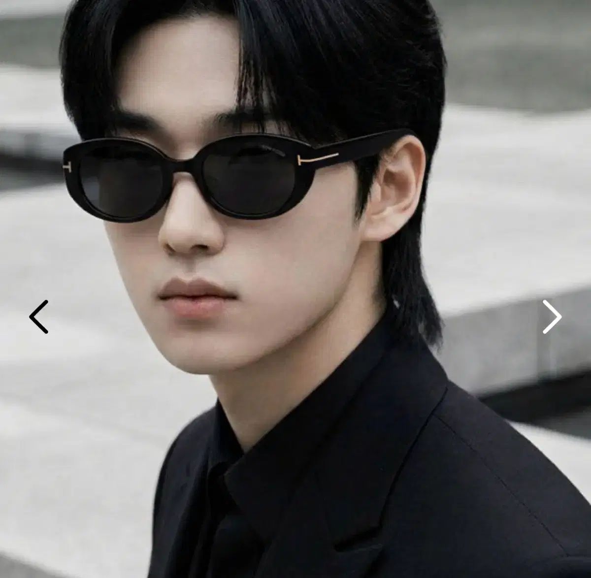 26年新作 TOM FORD トムフォード オーヴァルサングラス ブラック フルセット