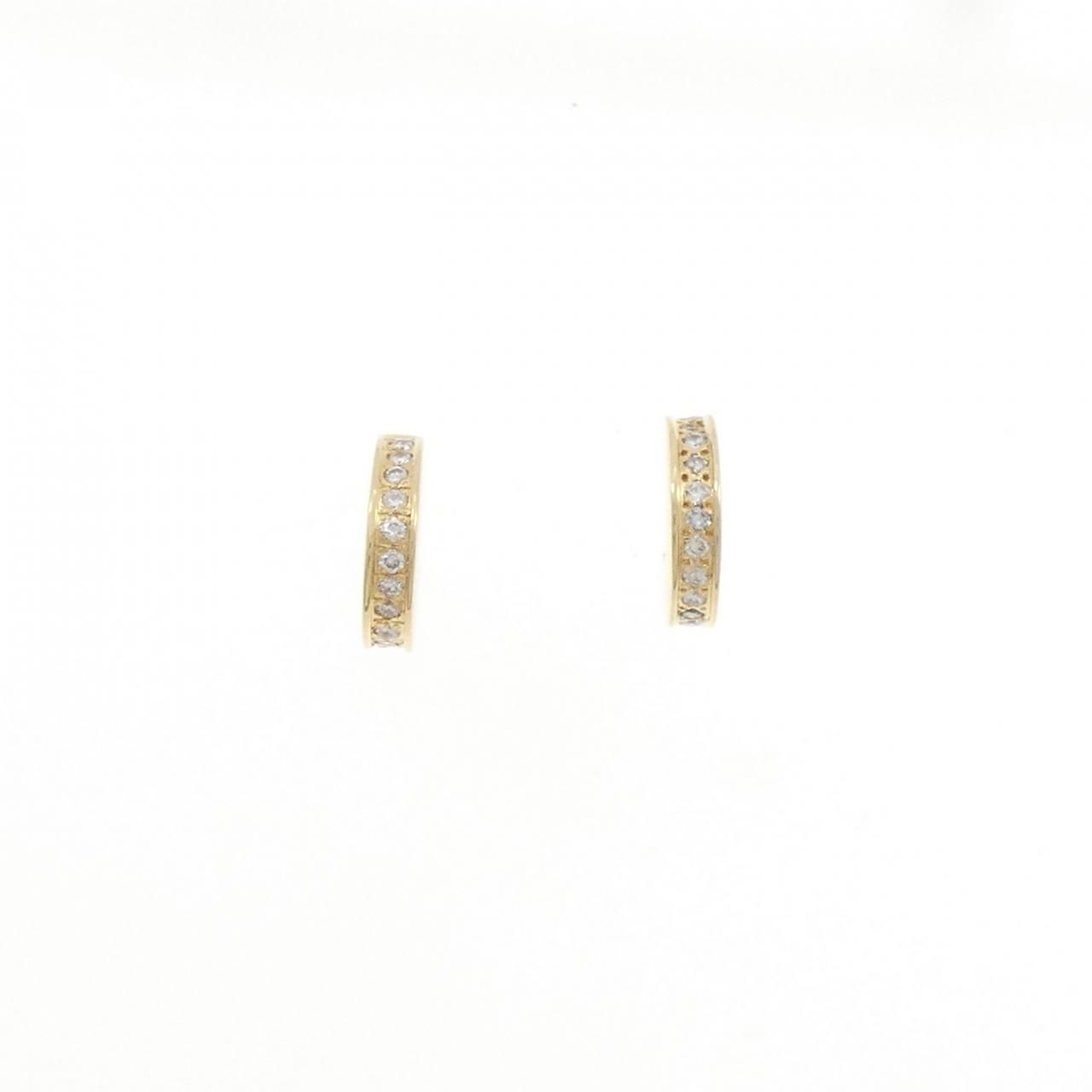 K18YG ダイヤモンド ピアス 0.18CT