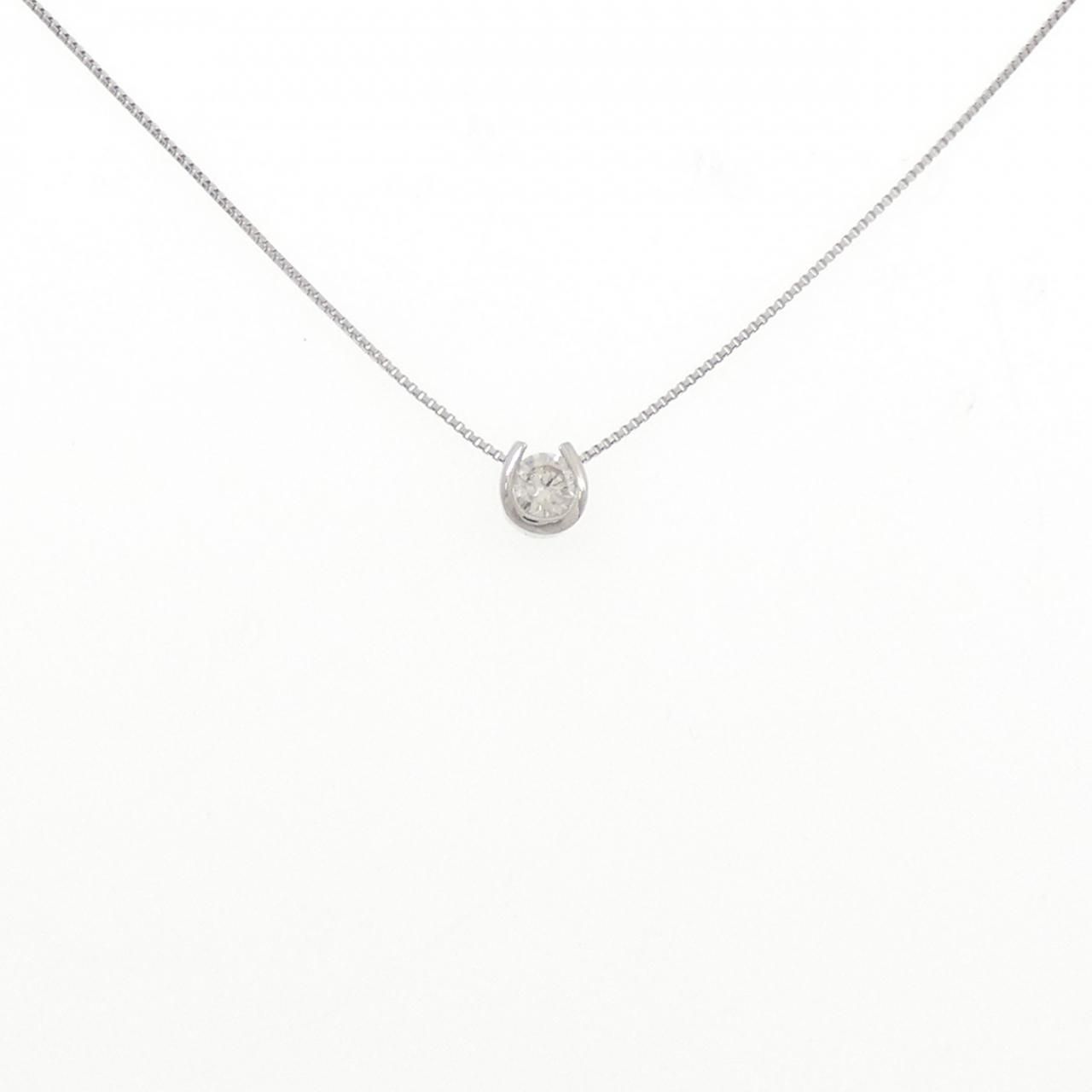 PT900/PT850 ダイヤモンド ネックレス 0.15CT