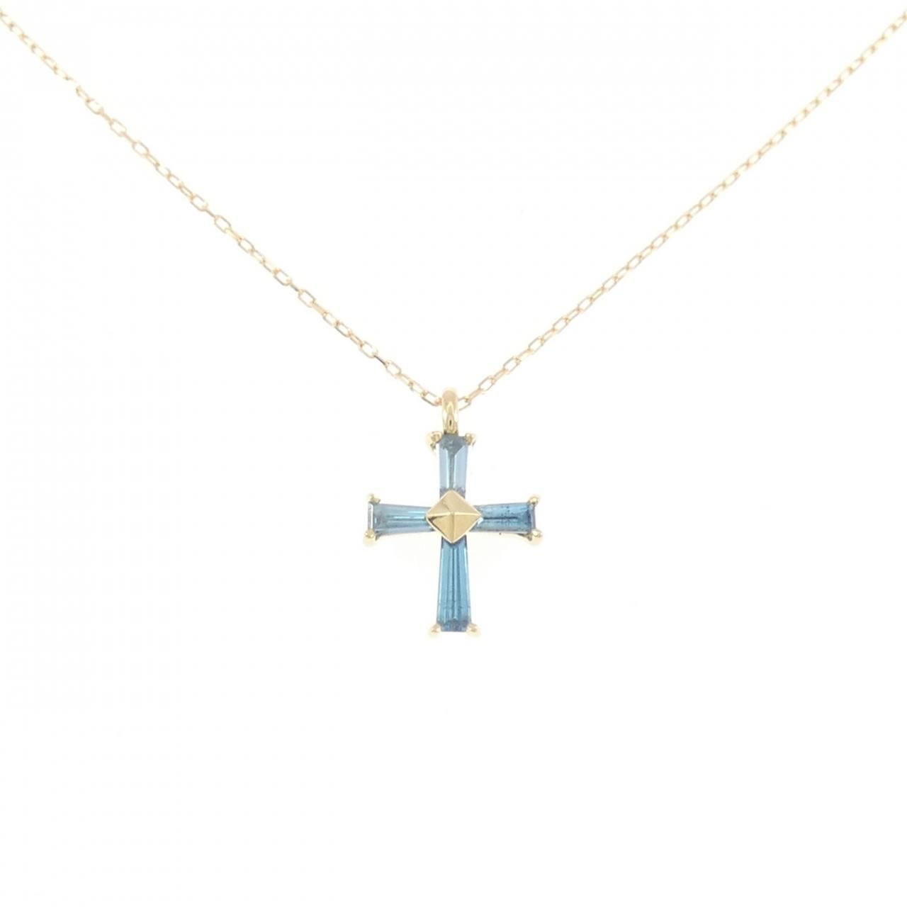K18YG クロス ダイヤモンド ネックレス 0.23CT 39,390円