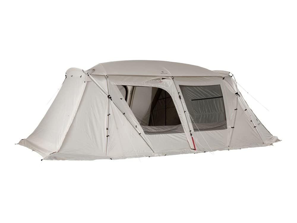 スノーピーク(snow peak)【ステッカー付】ランドロックアイボリー TP-671IV 2ルームシェルター［6人用］テント キャンプ アウトドア オールシーズン 快適【【ステッカー付き】本体】