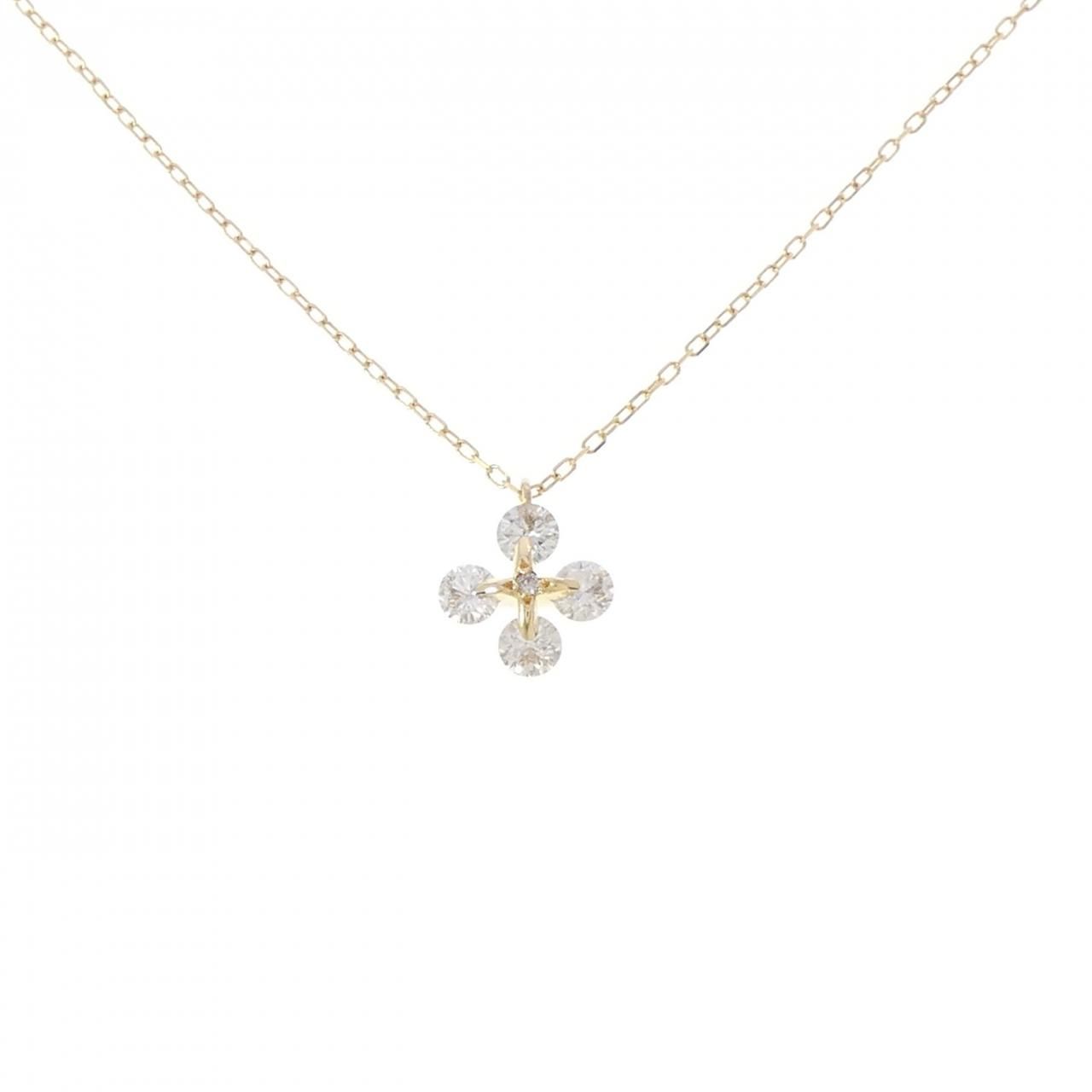 K18YG ダイヤモンド ネックレス 0.50CT