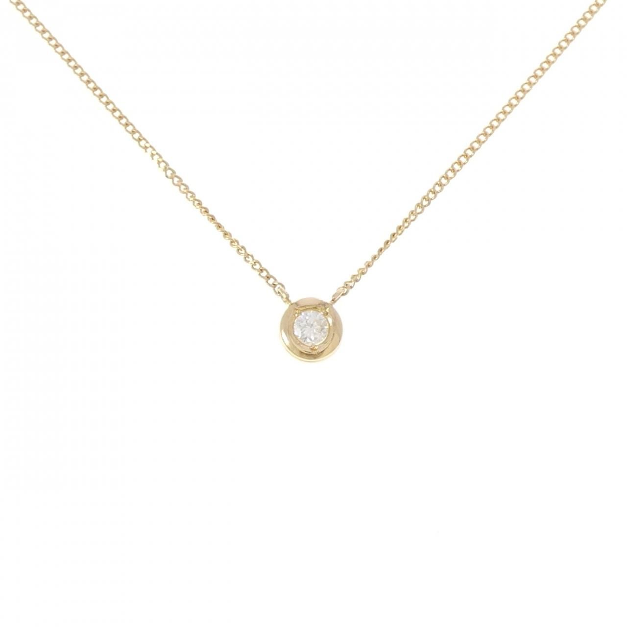K18YG ダイヤモンド ネックレス 0.1CT