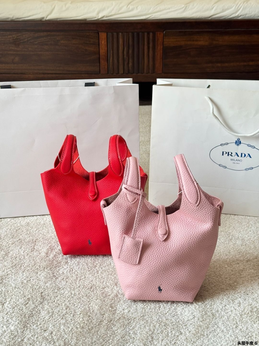 【今日特価】Ralph Lauren POLO 25SS 春夏新品 ショッピングバスケット 12×17cm-WTO輸入 15,400円