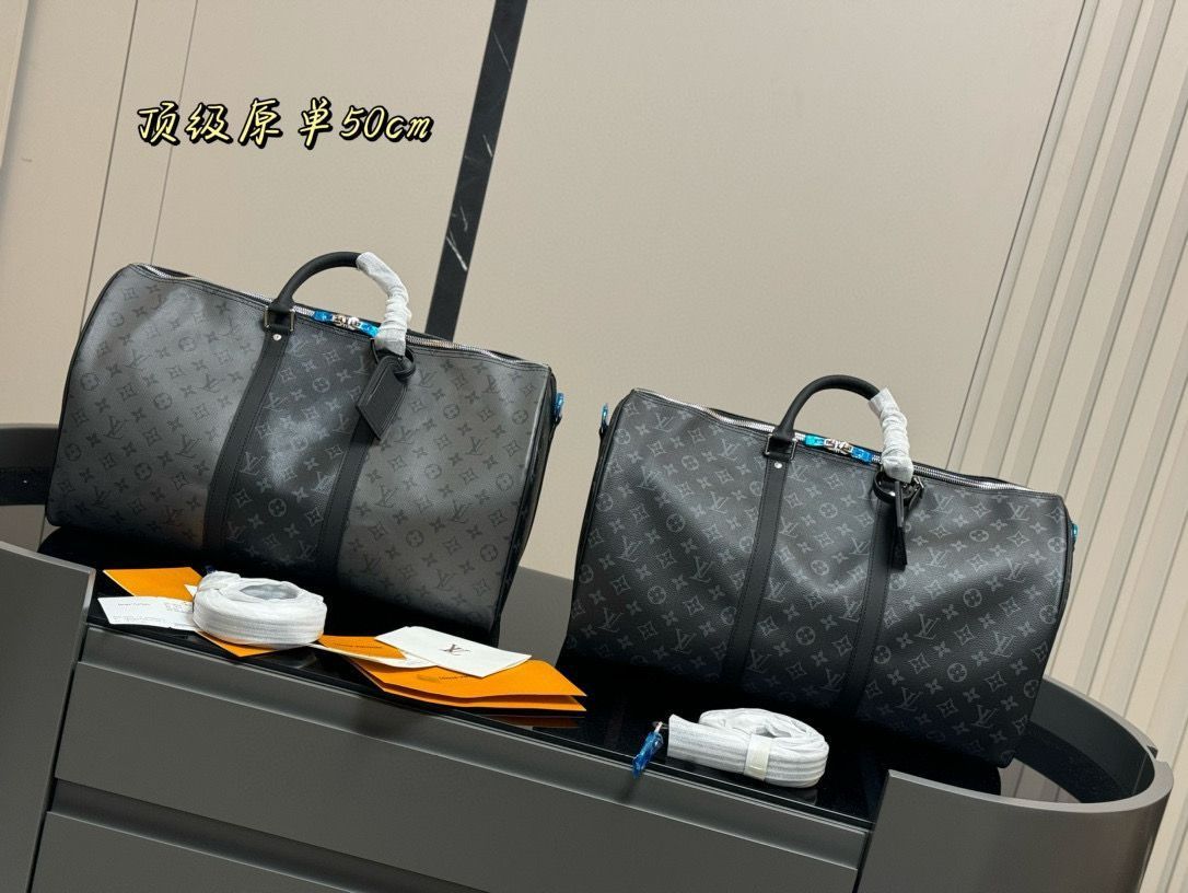 【今日特価】LV Keepall 50 スーパークール トラベルバッグ-WTO輸入1