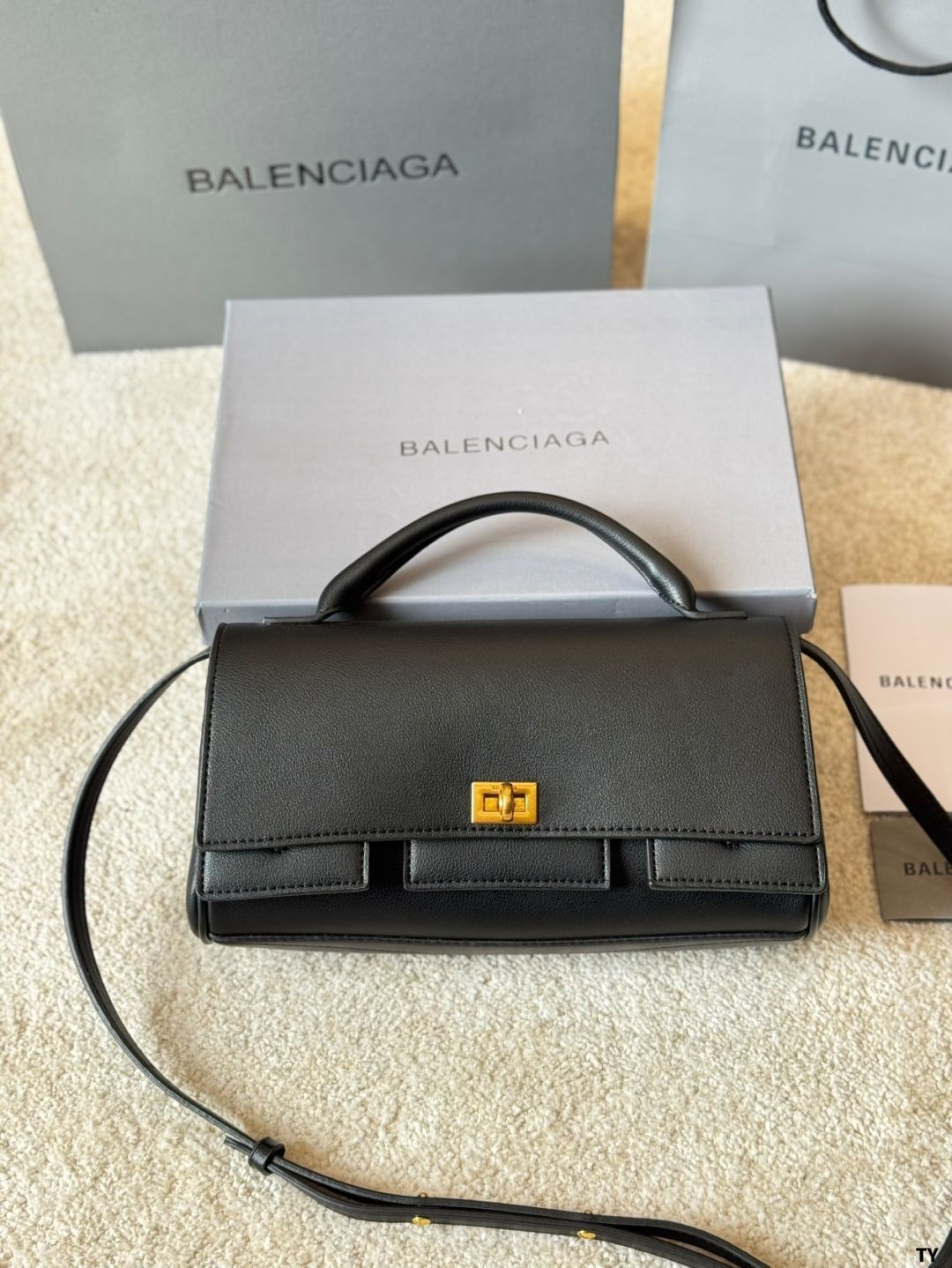【今日特価】BALENCIAGA Belair Clutch Bag・バレンシアガ ベレア クラッチ バッグ-WTO輸入3