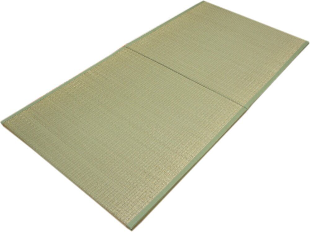 さるるの部屋 軽量厚床ふっくら置き畳 ユニット畳 極 82x164cm：2つ折れ1畳サイズ 1枚単品：約1畳用（82x164cm） 発泡エチレンボード使用 スベリ止め加工ｍａ